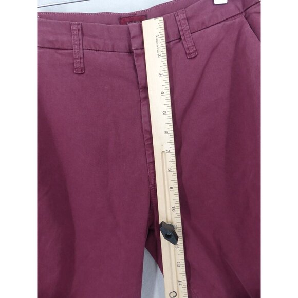 MOTHER 29 Pants The Shaker Prep Fray Killing Time Rose Gold Ankle Merlot NWT - Picture 5 of 10